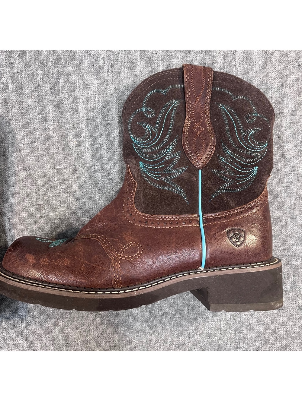 Ariat Fatbaby Heritage Dapper Womens Brown Leather Western Boots 7.5B, Eur 38 - Picture 7 of 11